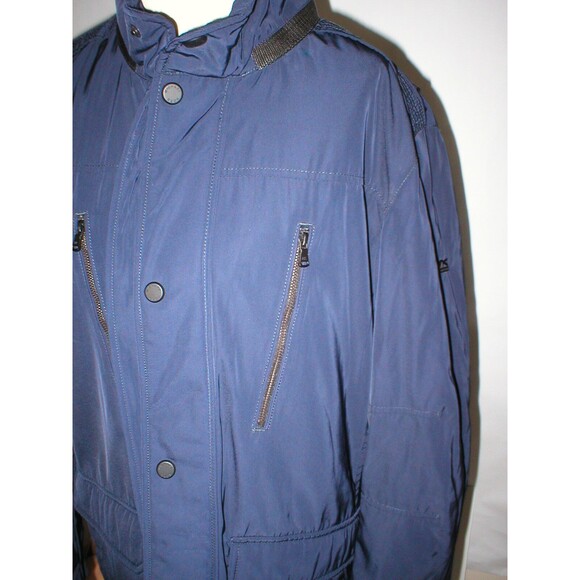 New NWT XL Mens Coat Michael Kors Jacket Midnight Dark Blue Rain Wind Resistant - Picture 5 of 10